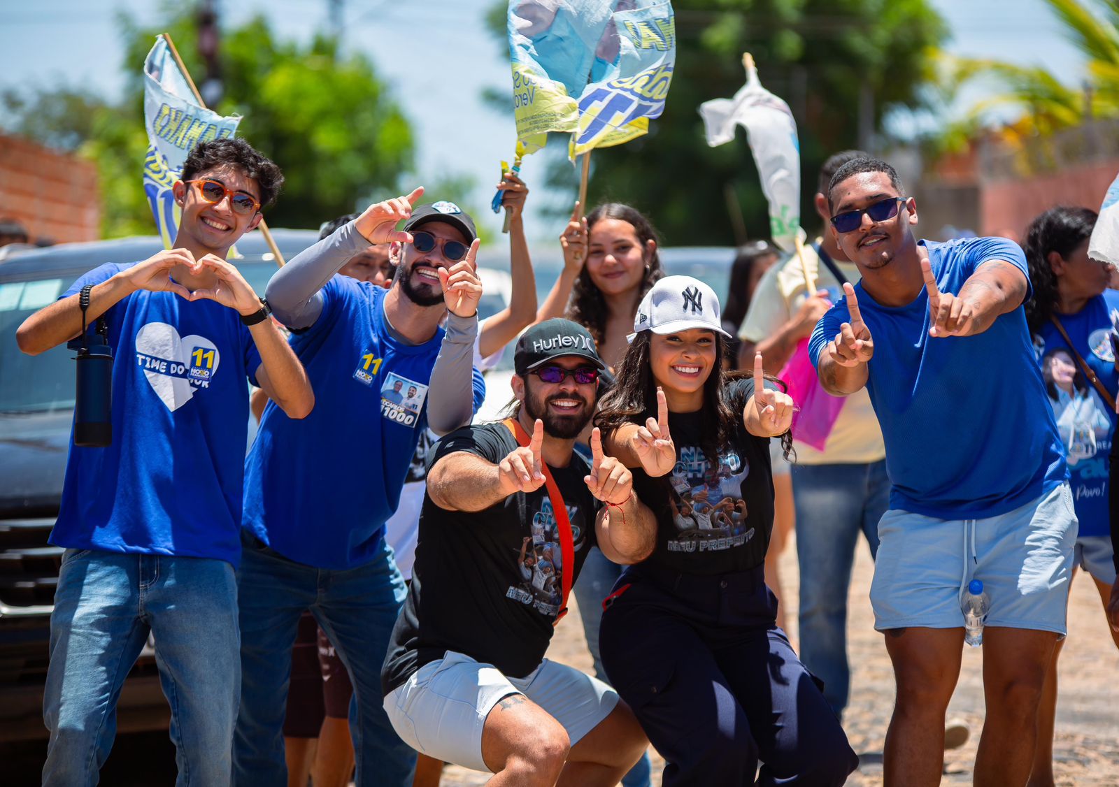 Novo Francisco e o time do amor realizam caminhada pelas ruas de Parnaíba no domingo